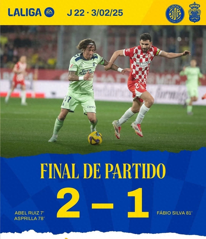 关于拉斯帕尔马斯逆转比利亚雷亚尔,取得胜利的信息 关于拉斯帕尔马斯逆转比利亚雷亚尔,取得胜利的信息