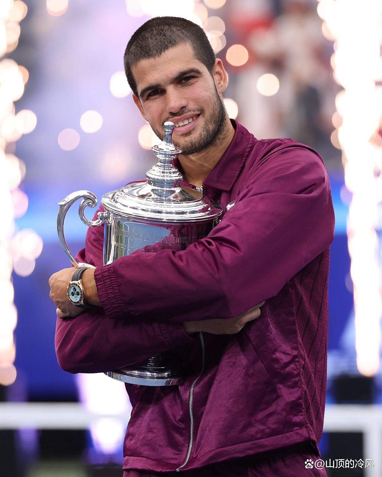 关于美网轻取温网，阿尔卡拉斯高光表现的信息